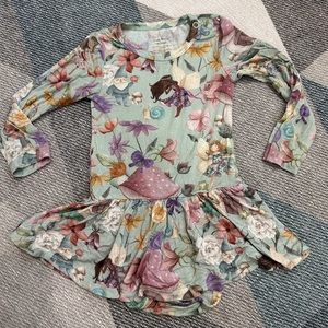 Posh Peanut Bamboo Ballerina Skirted Bodysuit 18-24